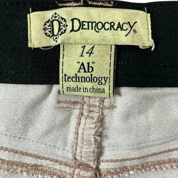 Democracy Ab Technology Ankle Skimmer High Rise Mauve Jeans, Wonen’s Size 14 - Picture 8 of 10